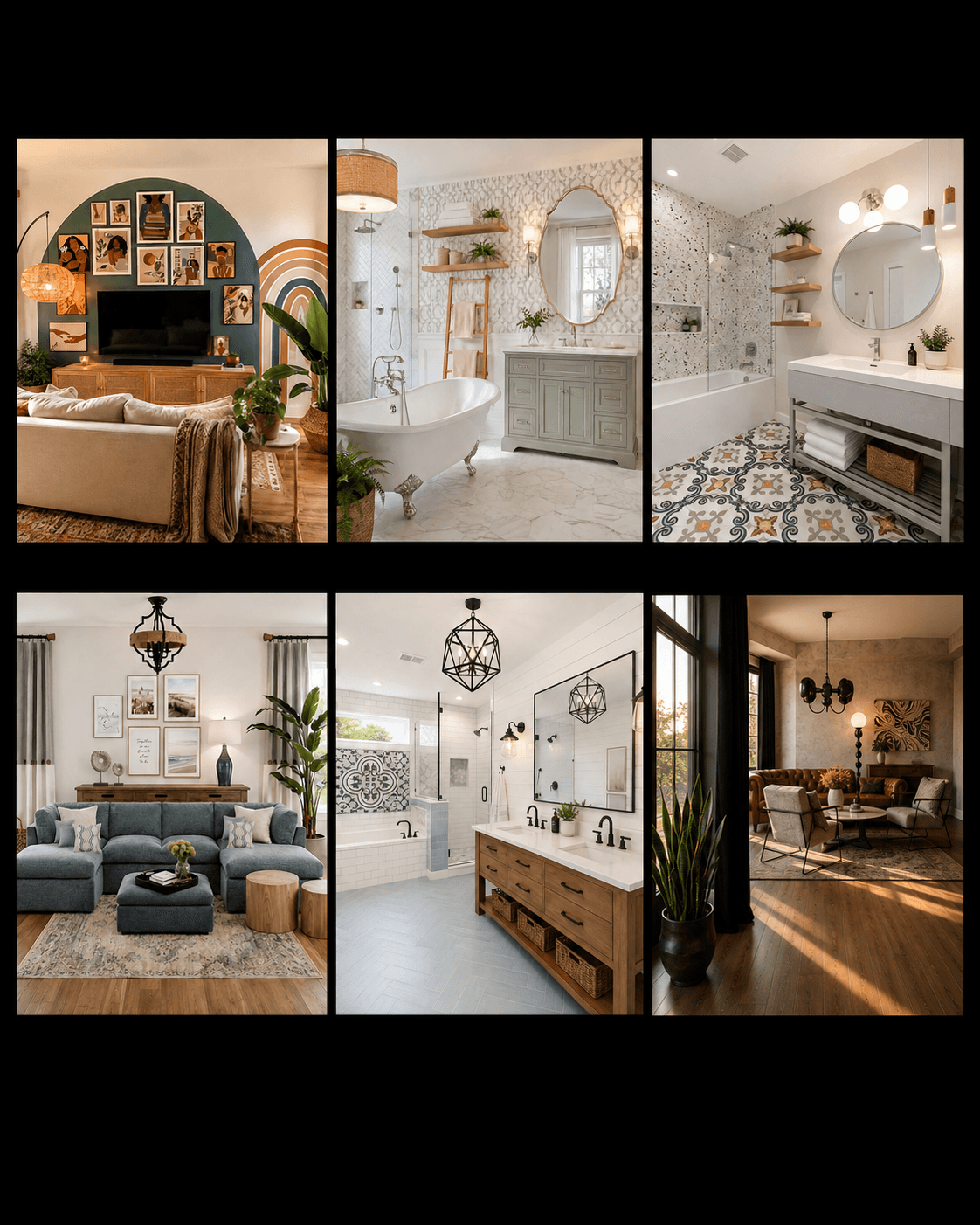 Interior design collection 2: Comfort, material, and the flow of daily life.